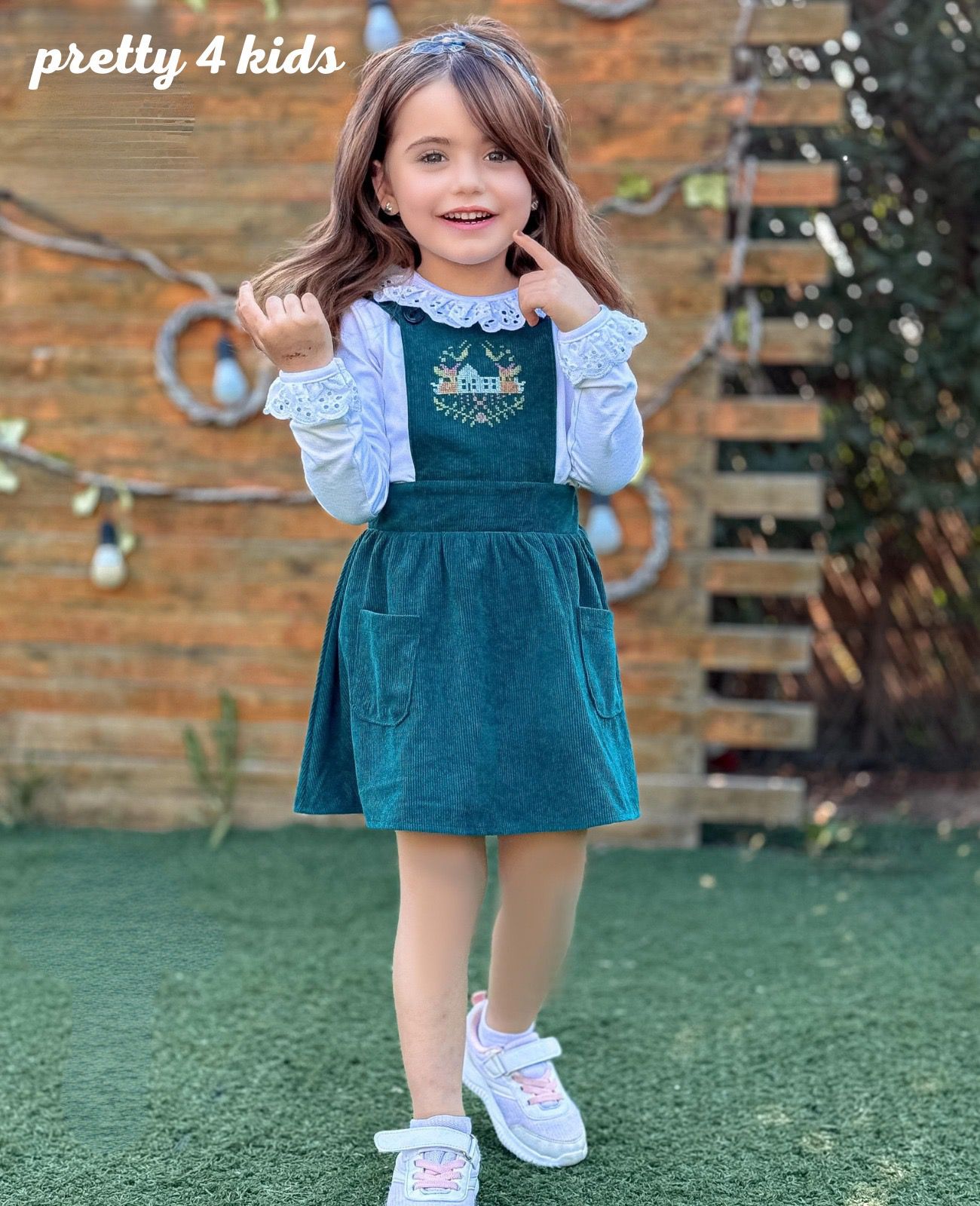 دريس جيب قطيفه مضلع +توب كرانيش