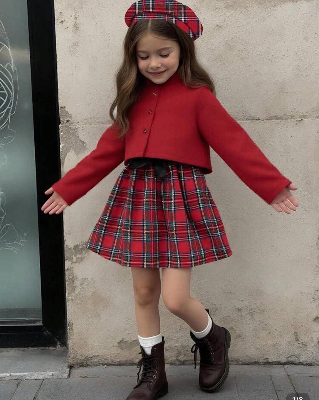 طقم شي ان دريس نبيتي كاروة +جاكت+بارية