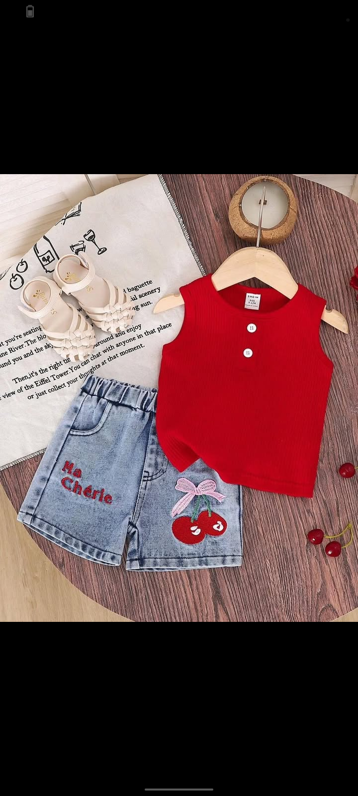 طقم بناتي كرز شي ان