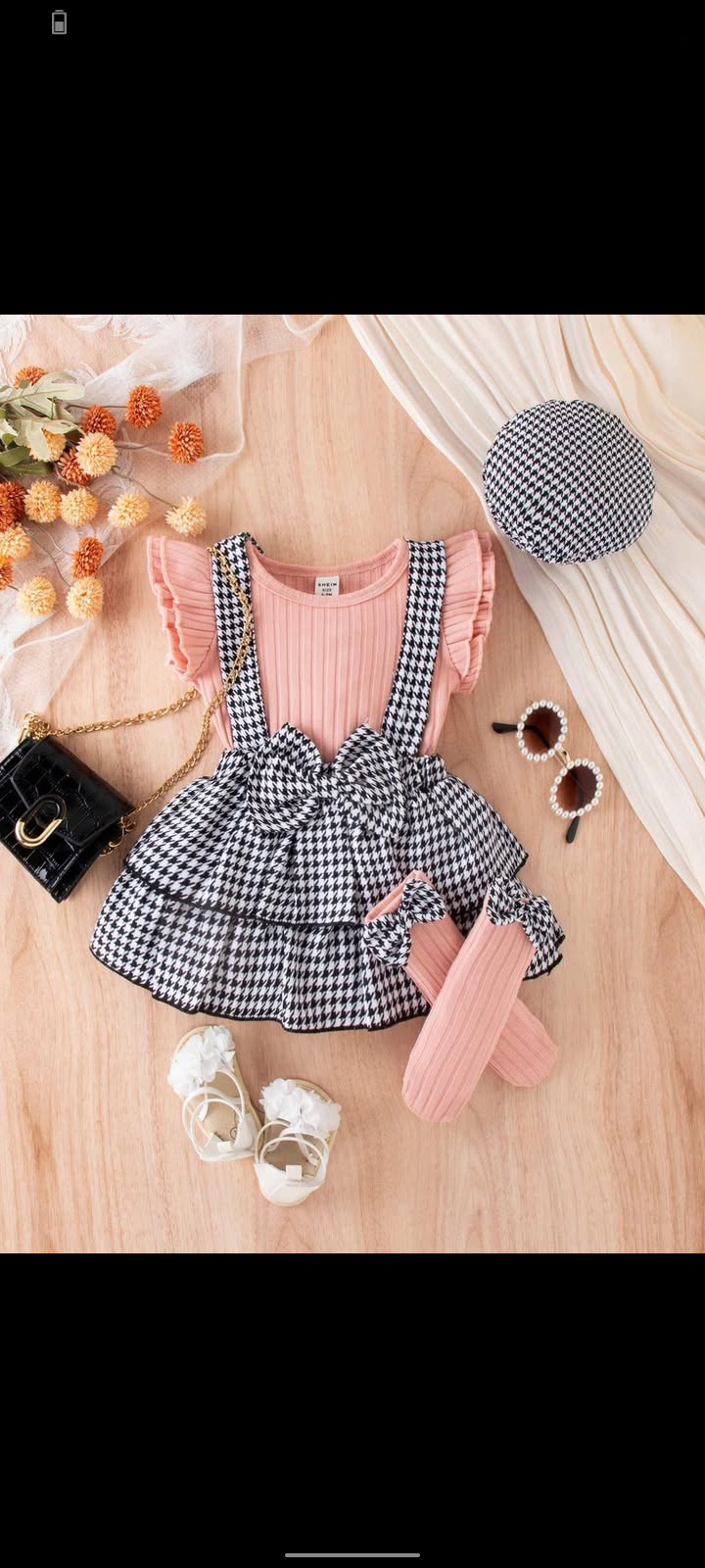 طقم بناتي شي ان 4قطع