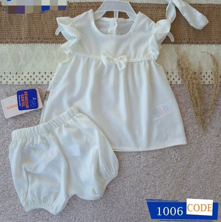 طقم بناتى حرير 3قطع