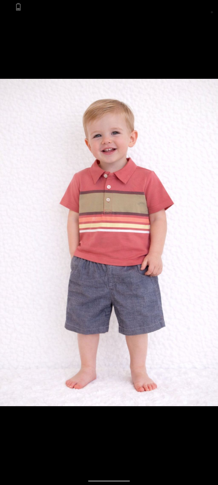 طقم 3 قطع ولادي بولو مخطط